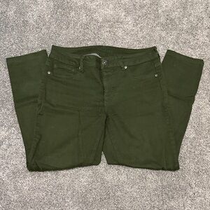 Maurices Dark Green Skinny Leg Jeans